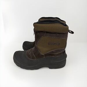 Ranger Boots Resistant Men's 8 Rubber Suede leather BROWN snow‎ EUC insulated